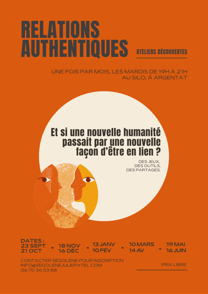 ateliers relations authentiques en présence Argentat-sur-Dordogne